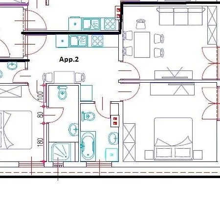 Apartment Oleandri A2 Mit Meerblickbalkon *